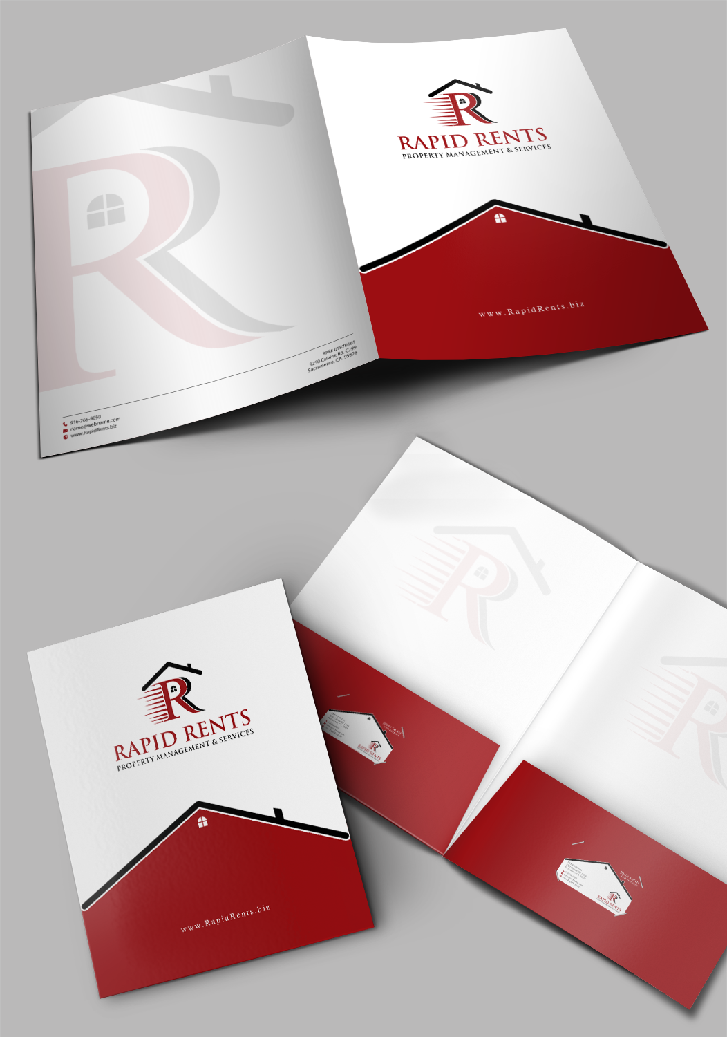 Stationery Design by chandrayaan.creative for Rapid Rents Property Management & Services | Design #12218196