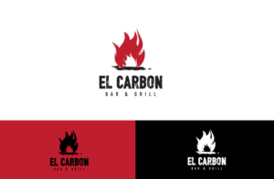 Logo Design by GLDesigns for El carbon bar & grill | Design: #12174748