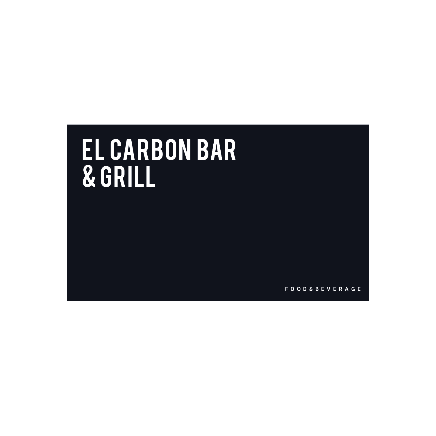 Logo Design by TEN Studio for El carbon bar & grill | Design #12228086