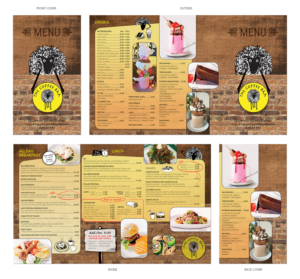 Menu Design by Karen Gameiro for this project | Design #12265589