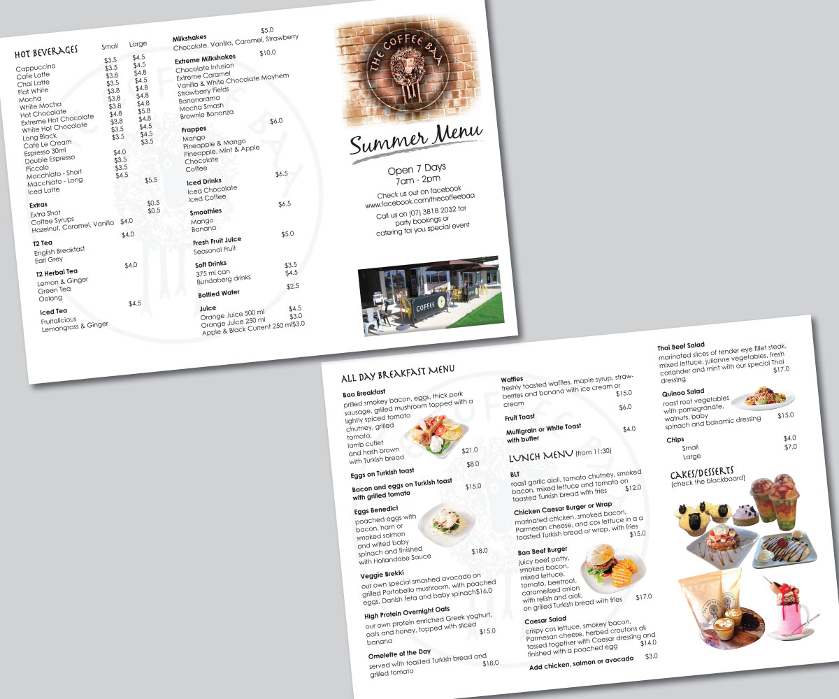 Menu Design by Dbmay for this project | Design #12285560