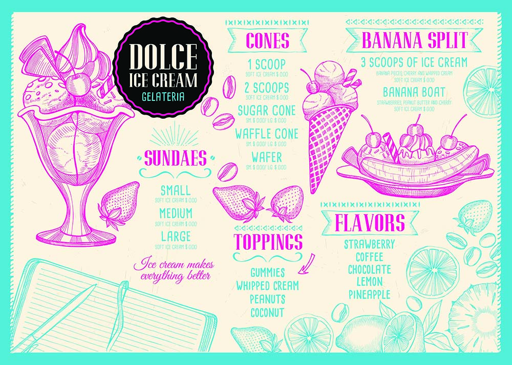 Menu Design by akteotia for this project | Design #12288114