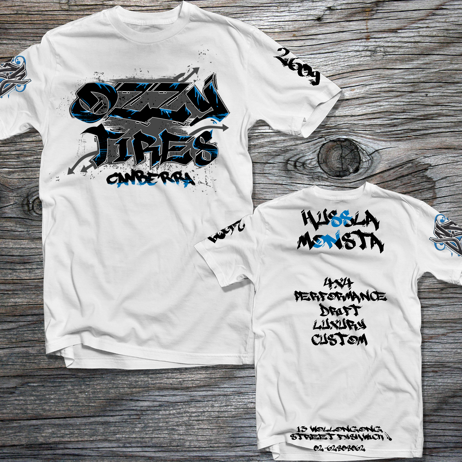 Design de T-shirt par besonaeral30 pour Ozzy tyres canberra | Design #12191403