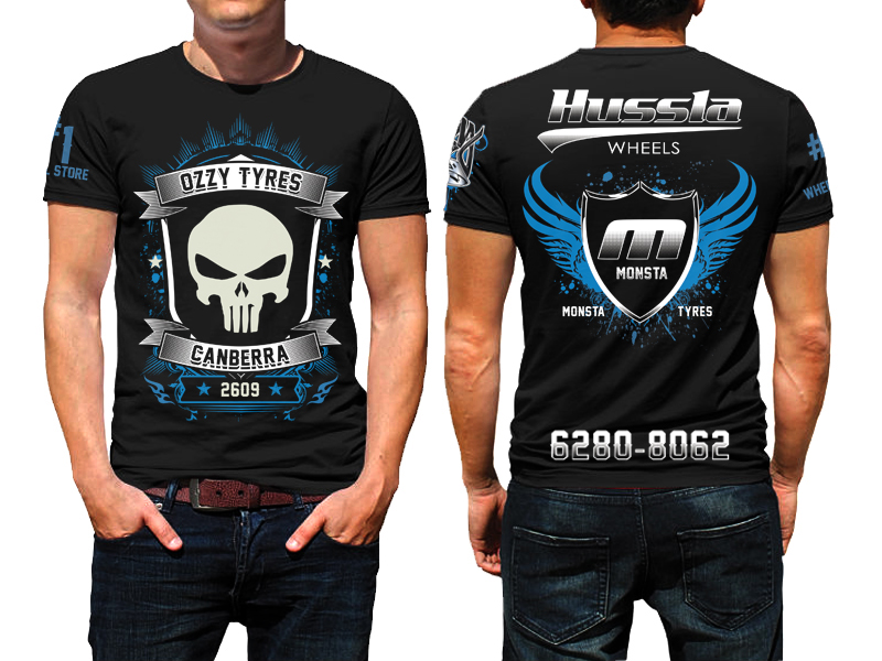 Design de T-shirt par _NOVUZ_ pour Ozzy tyres canberra | Design : #12244062
