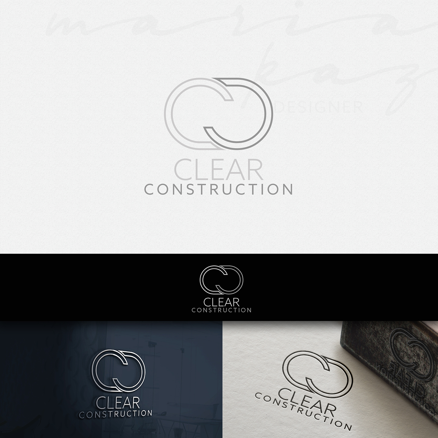Logo Design by maria-kaz for Clear Construction | Design #12279454