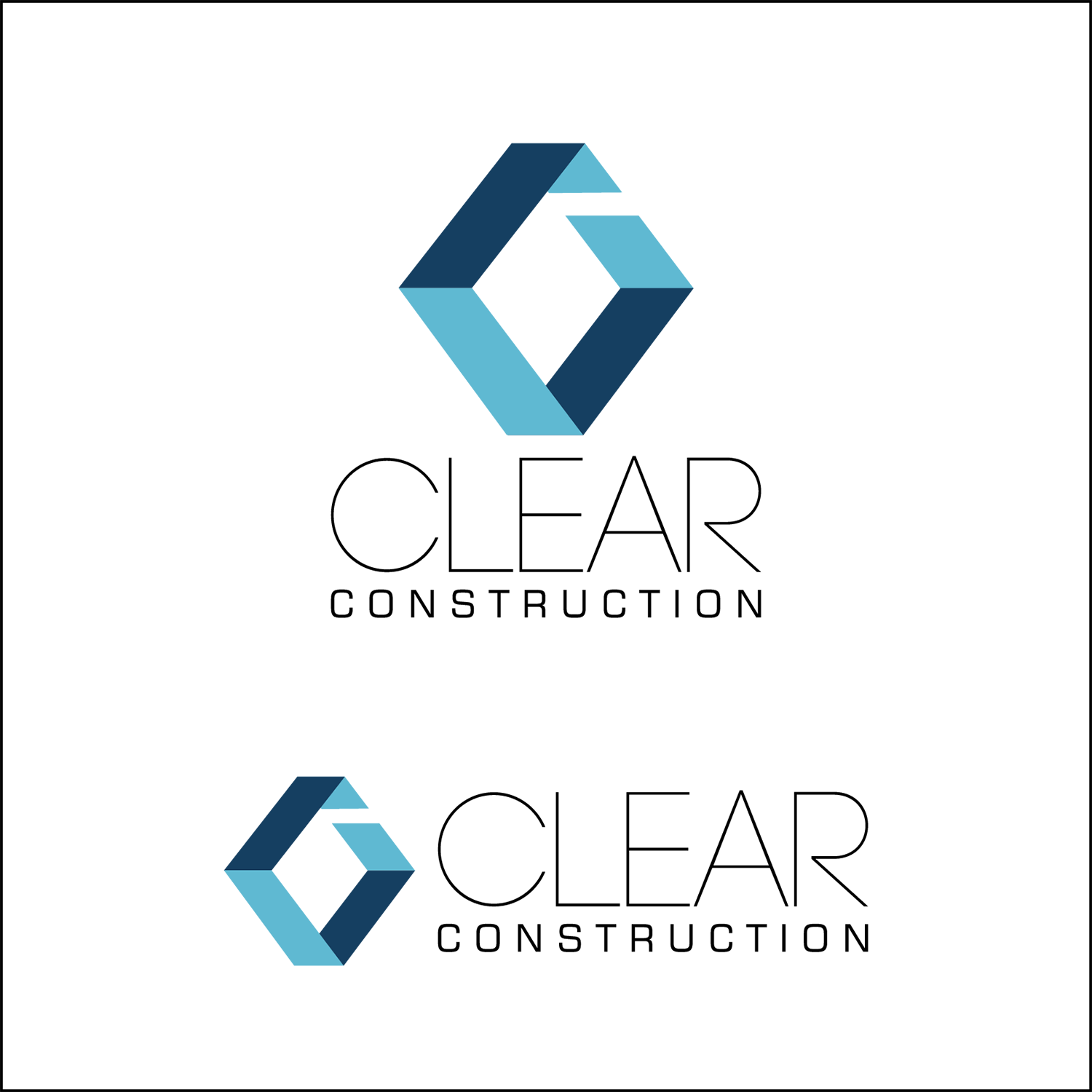 Logo Design by iqbalkabir for Clear Construction | Design #12178171