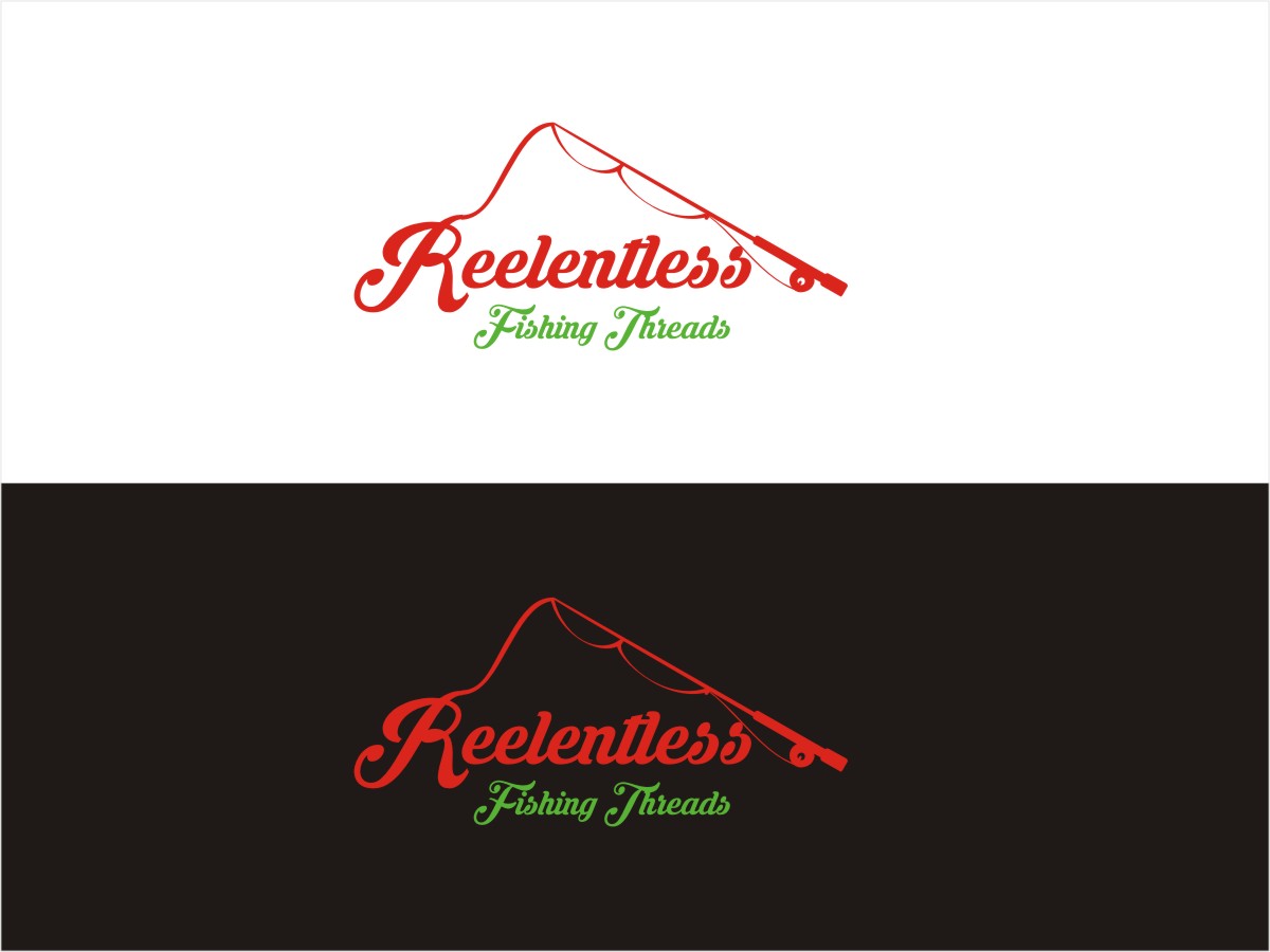 Logo Design by Actives for Reelentless Fishing Threads | Design #12172514