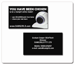 Business Card Design by Marion Lambert-Nuding for Camgirls Pty Ltd | Design: #28293
