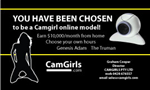 Business Card Design by Garry Boyter for Camgirls Pty Ltd | Design: #28445