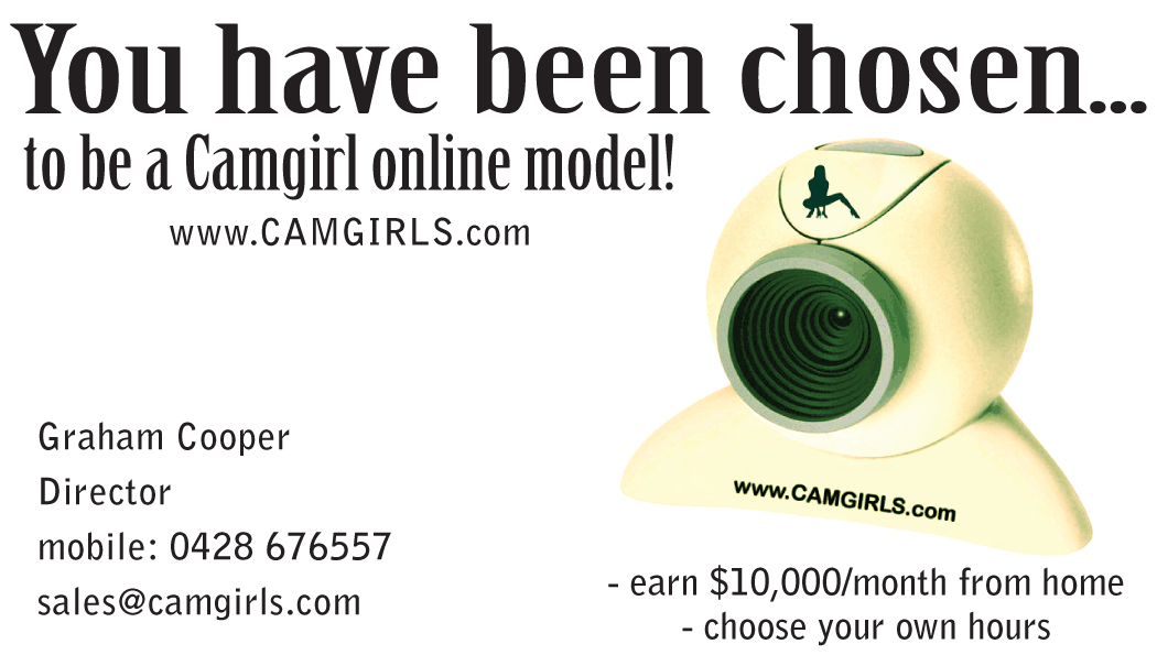Business Card Design by Orange Cat Designs for Camgirls Pty Ltd | Design #28017