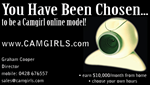Business Card Design by Orange Cat Designs for Camgirls Pty Ltd | Design: #28074