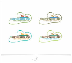 Logo Design by Mimi &amp; Max for Northern Neck Home Veterinary Services | Design: #12211017