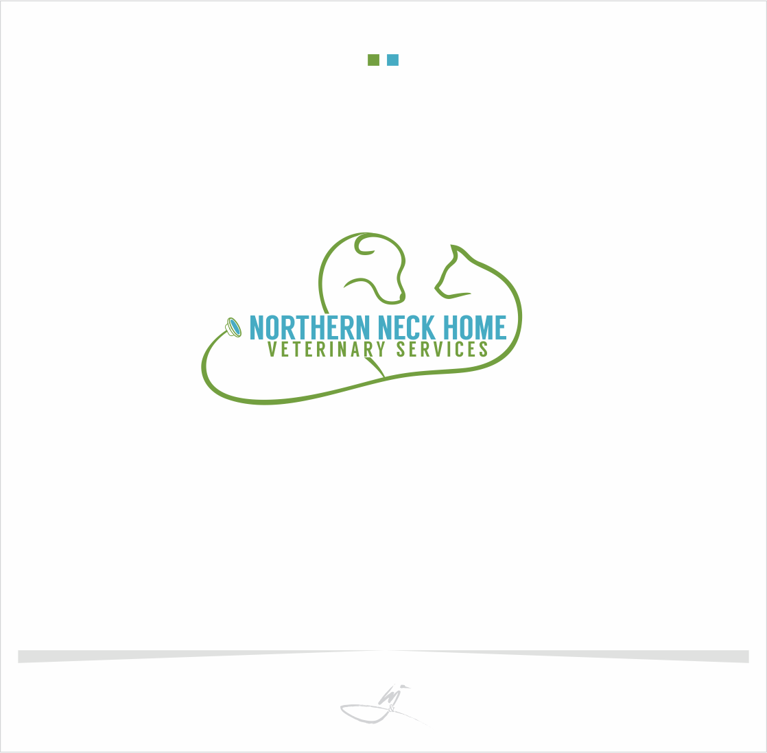 Logo Design by Mimi &amp; Max for Northern Neck Home Veterinary Services | Design #12211295