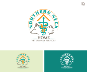 Logo Design by D_Mantra for Northern Neck Home Veterinary Services | Design: #12213541