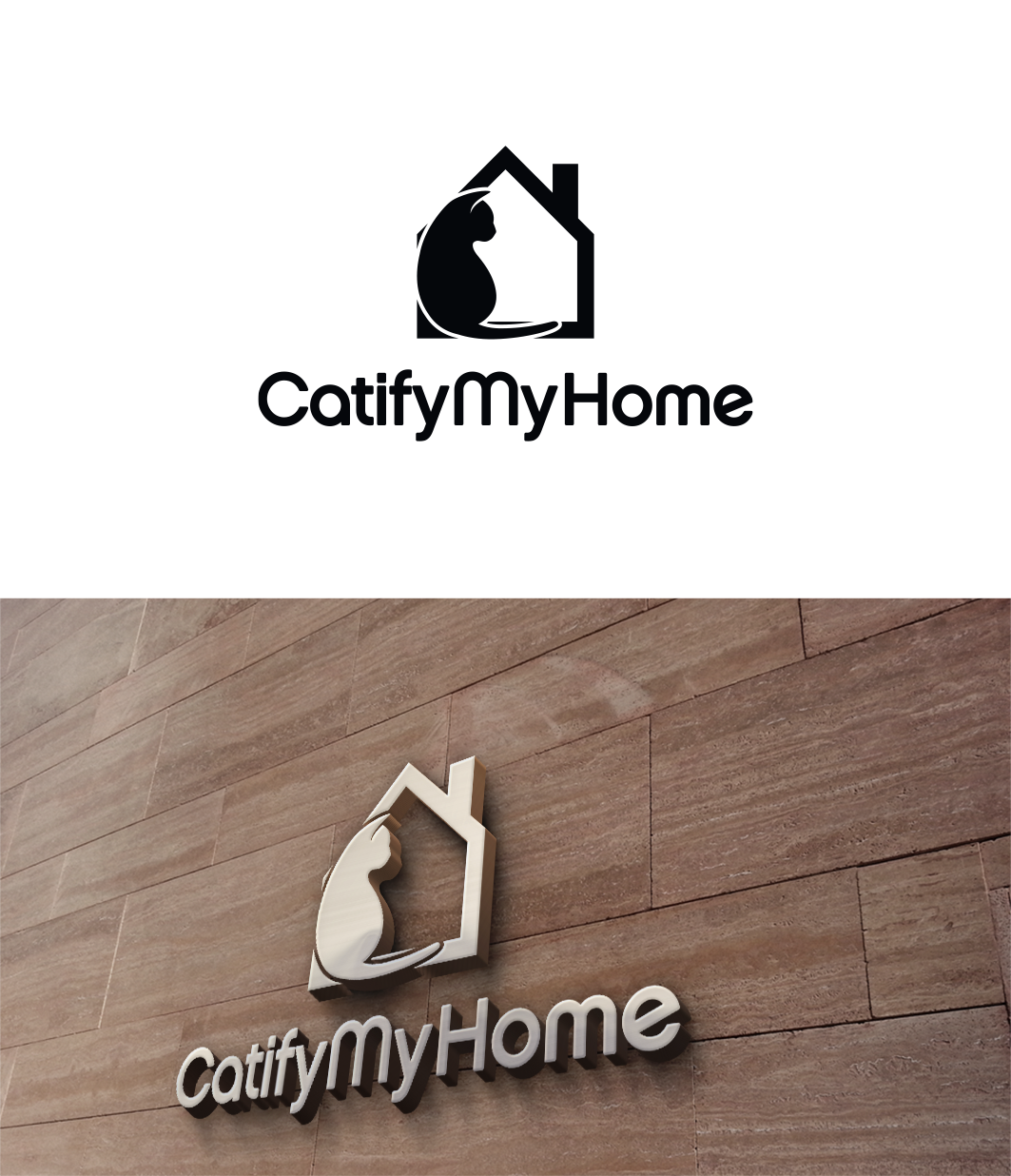 Logo Design by trufya for Catify My Home | Design #12336109