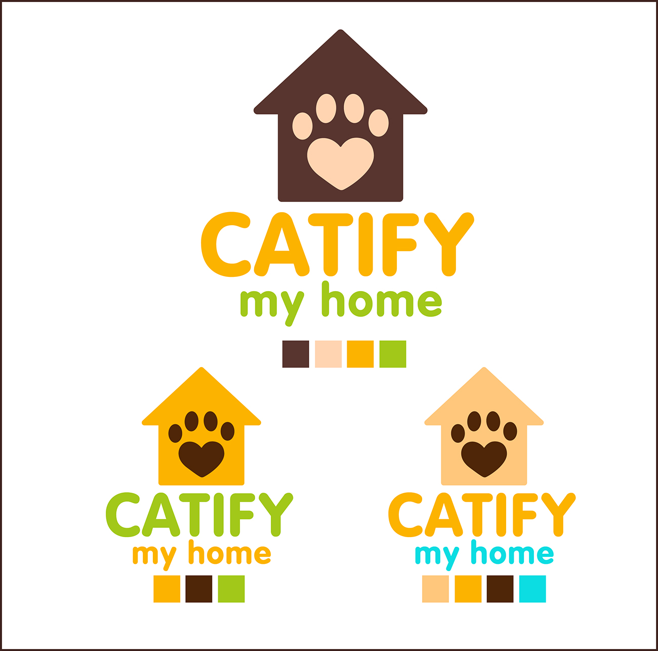 Logo Design by Emerge for Catify My Home | Design #12218512