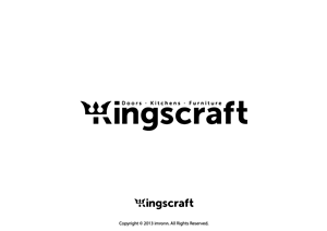 Kingscraft (Subheading: Doors, Kitchens, Furniture) | Logo Design by Catalogo