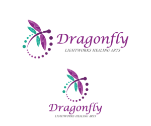 Logo Design by Mario for Dragonfly Lightworks Healing Arts | Design: #12213037