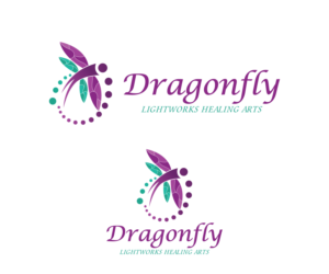 Logo Design by Mario for Dragonfly Lightworks Healing Arts | Design: #12214088