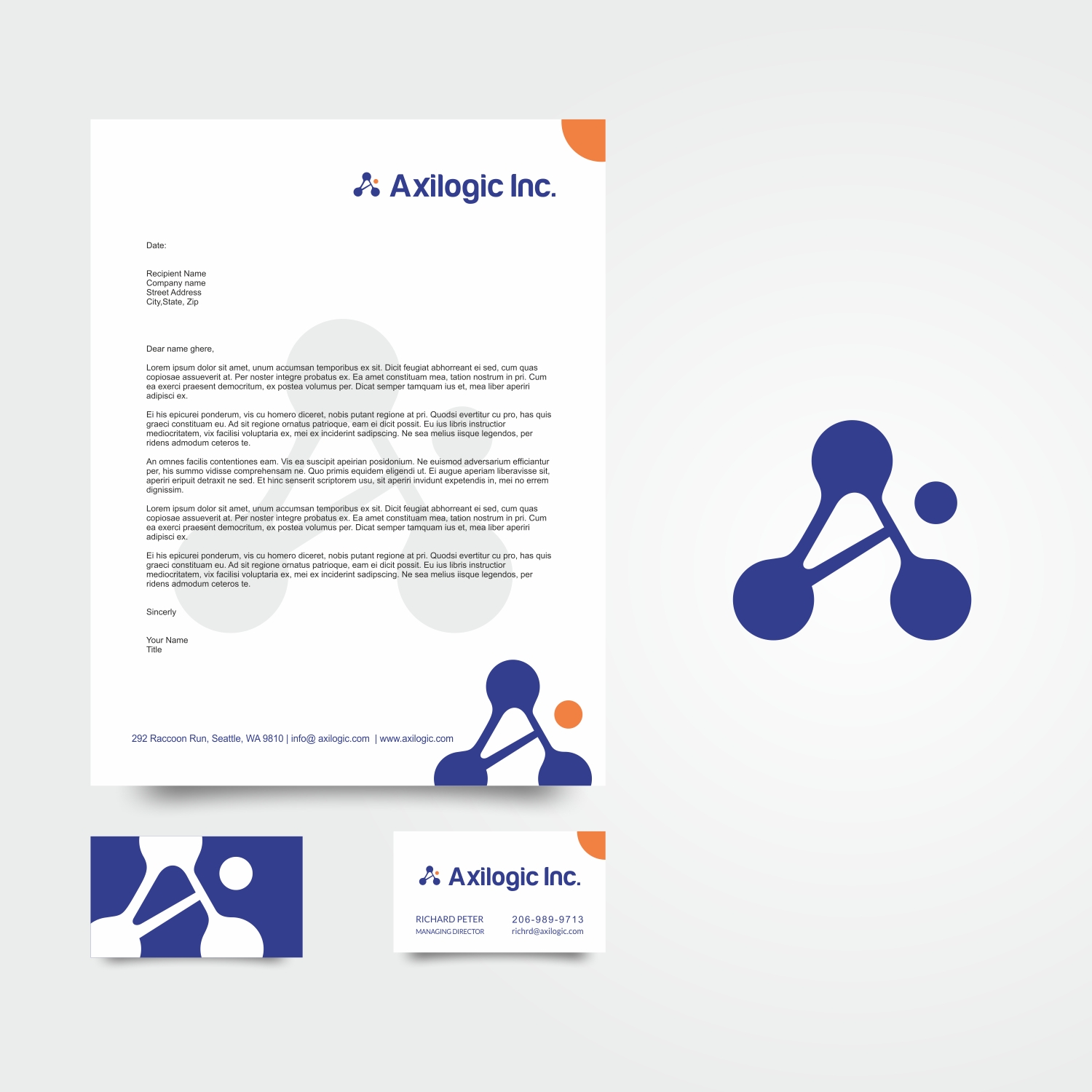 Diseño de Logo por SRJ para Axilogic Inc. | Diseño #12275931