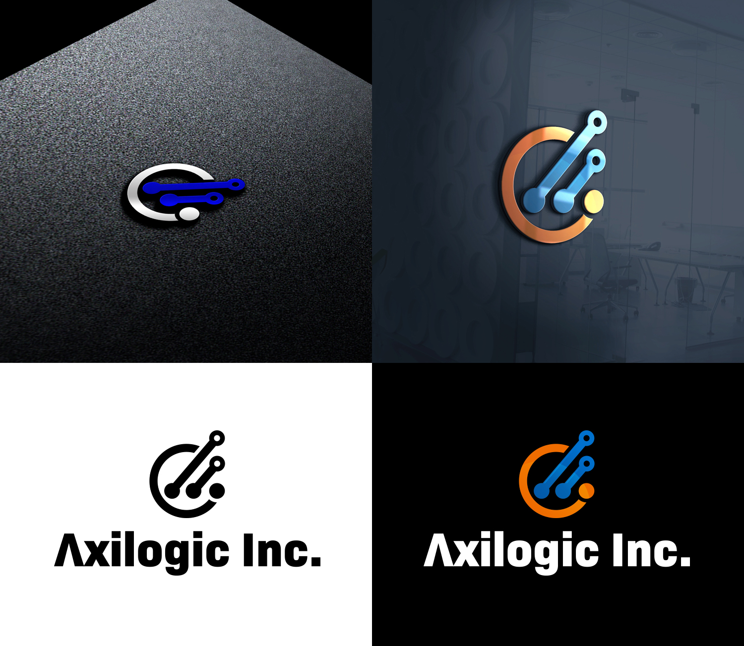 Logo Design by Grapismo Brand Studio for Axilogic Inc. | Design #12277378