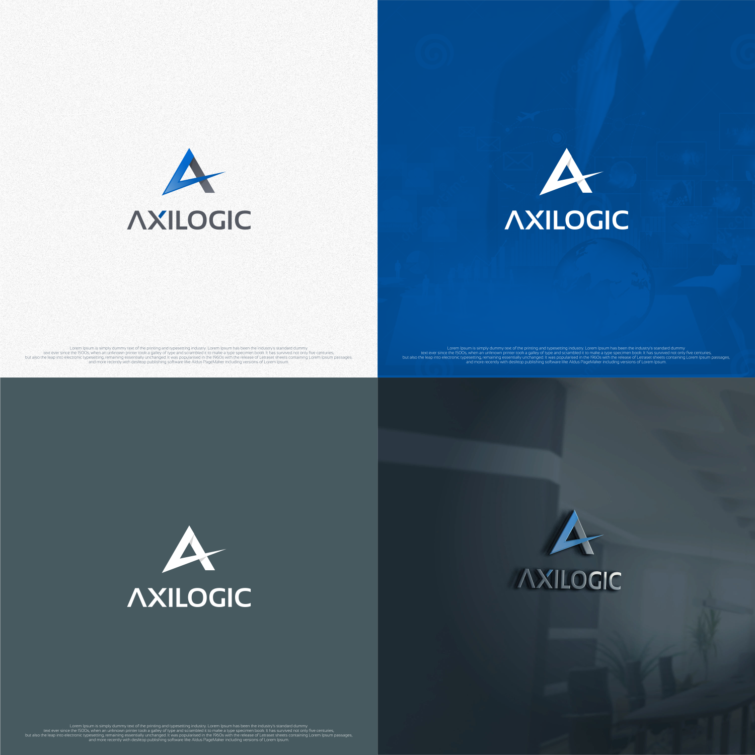 Logo Design by jenggot_merah_ for Axilogic Inc. | Design #12183247
