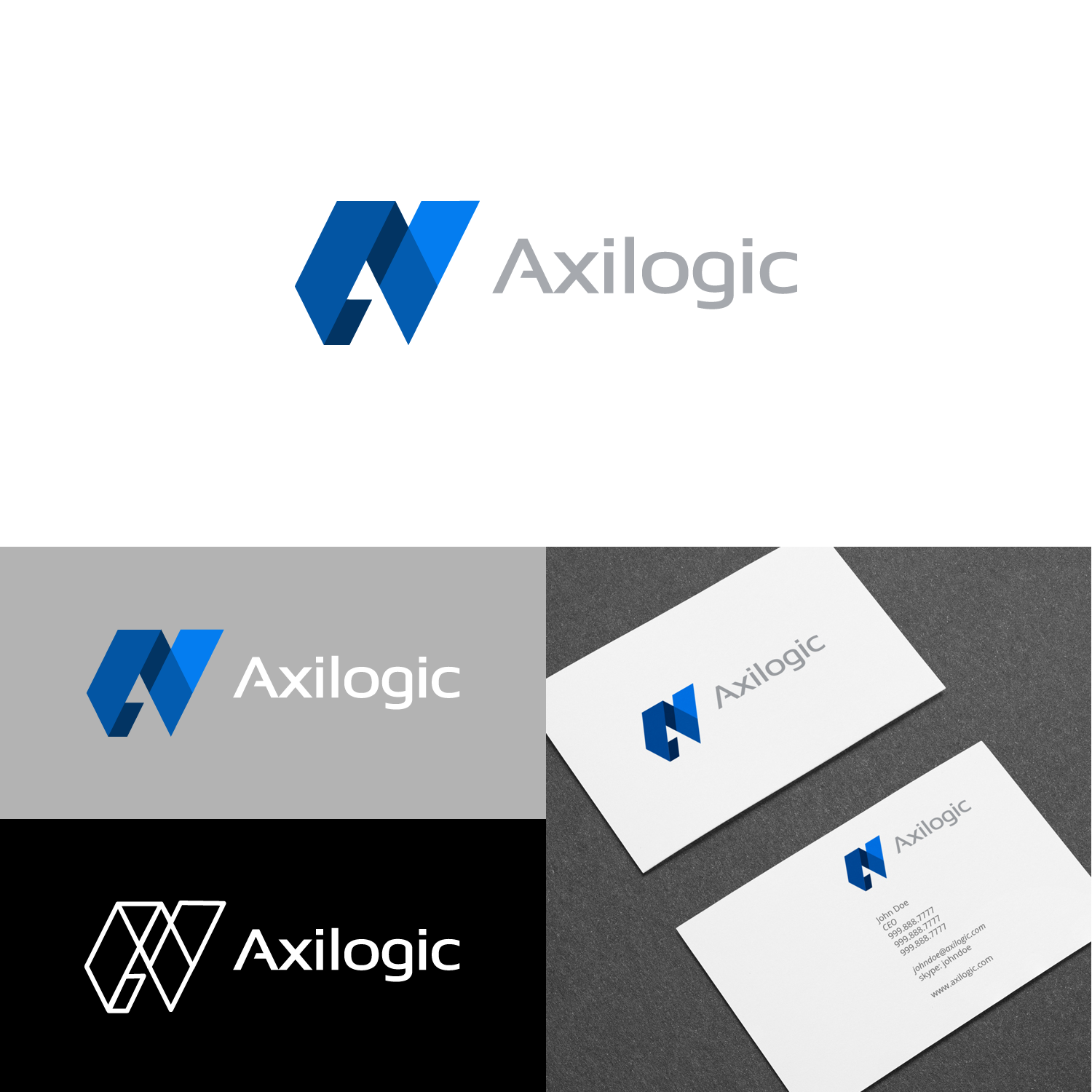 Logo Design by Rodrigo Porfiro for Axilogic Inc. | Design #12273533