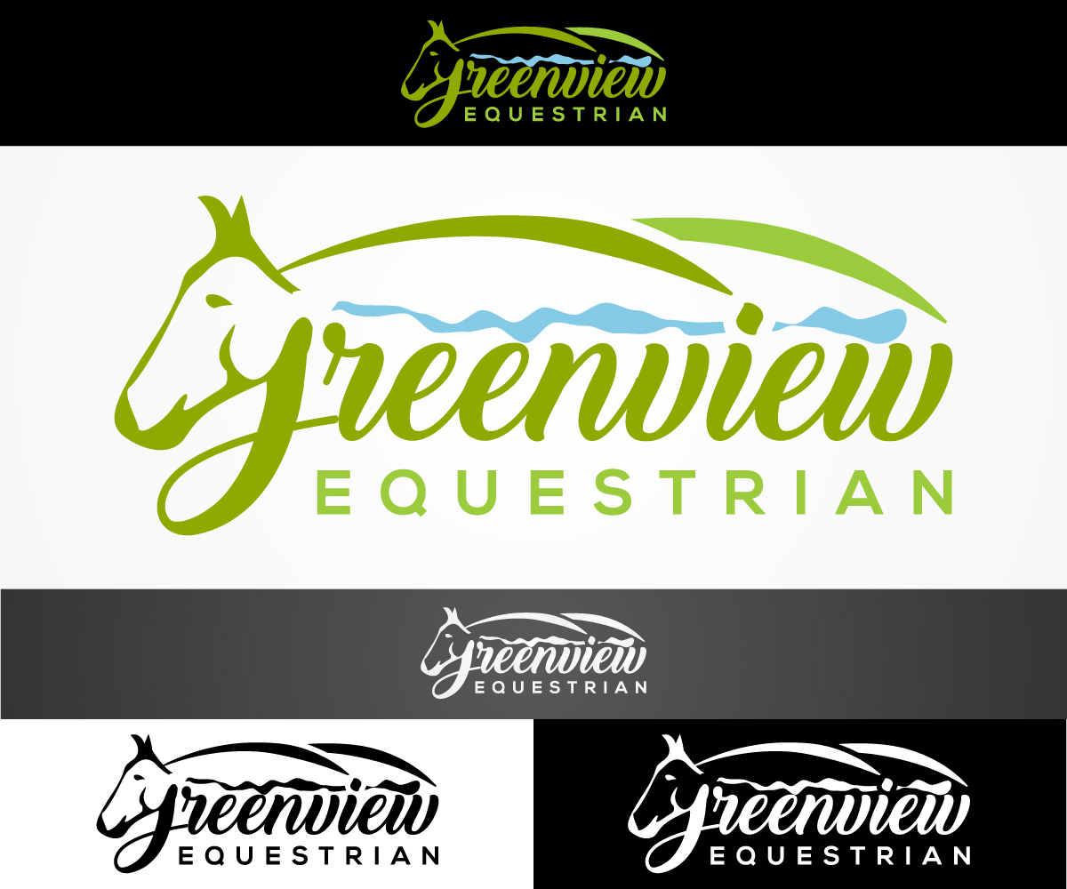Logo Design by sangeloenriquez for Greenview Equestrian | Design #12210484