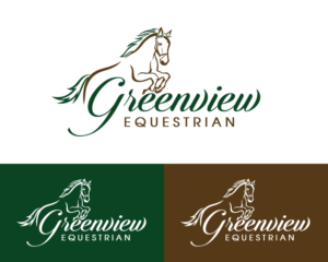 Logo Design by debdesign for Greenview Equestrian | Design: #12230838