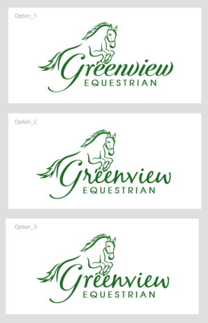 Logo Design by debdesign for Greenview Equestrian | Design: #12410882