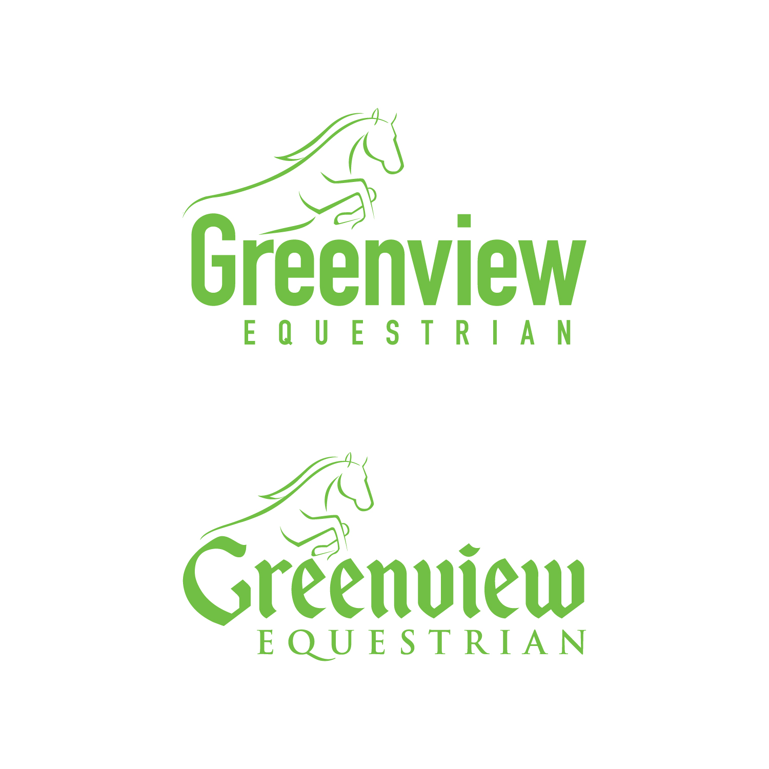 Logo Design by 1neDesign for Greenview Equestrian | Design #12256972