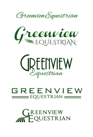 Logo-Design von Club Flyer Studios für Greenview Equestrian | Design #12192767