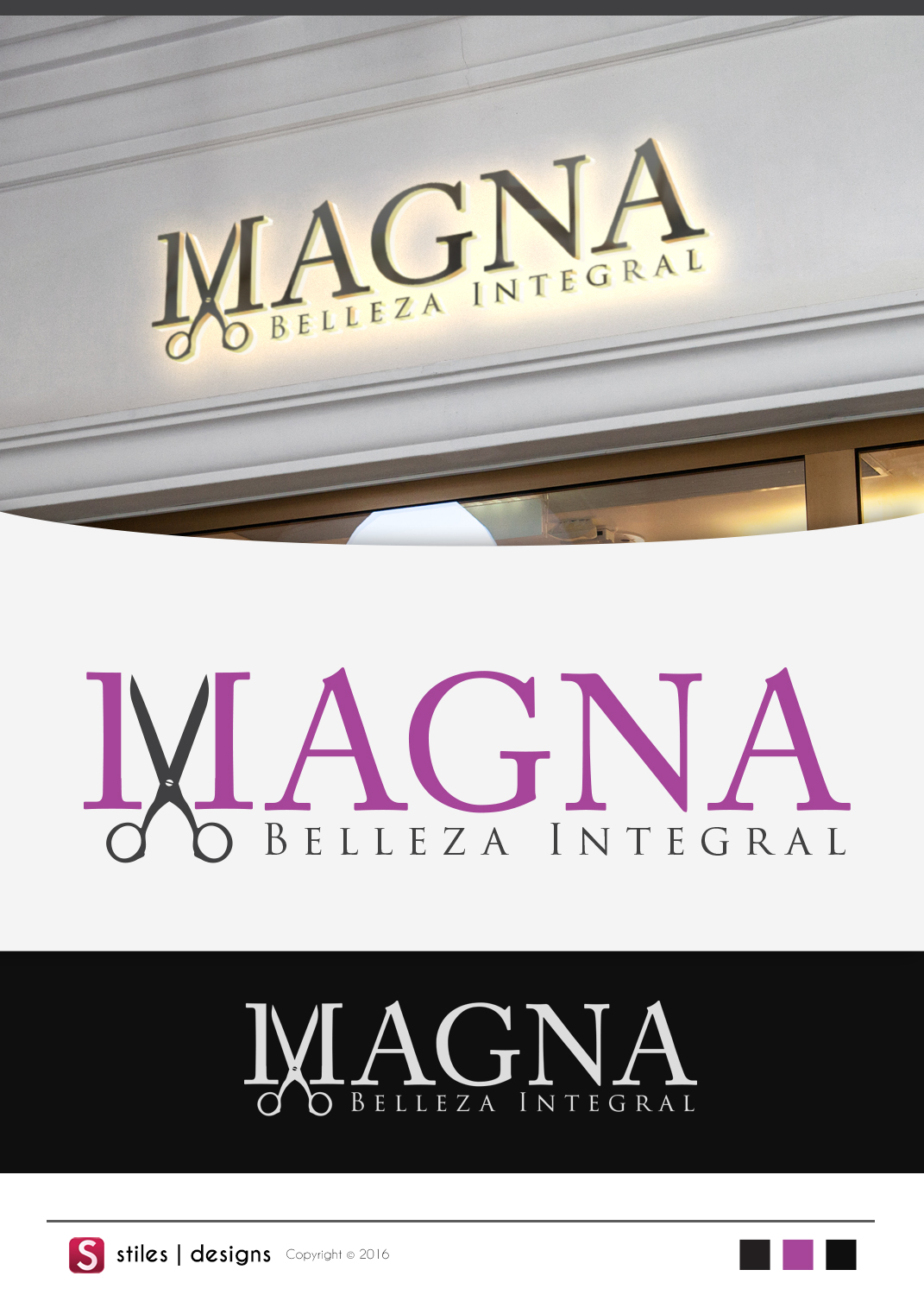 Logo Design by stiles1414 for Magna Belleza Integral | Design #12297879