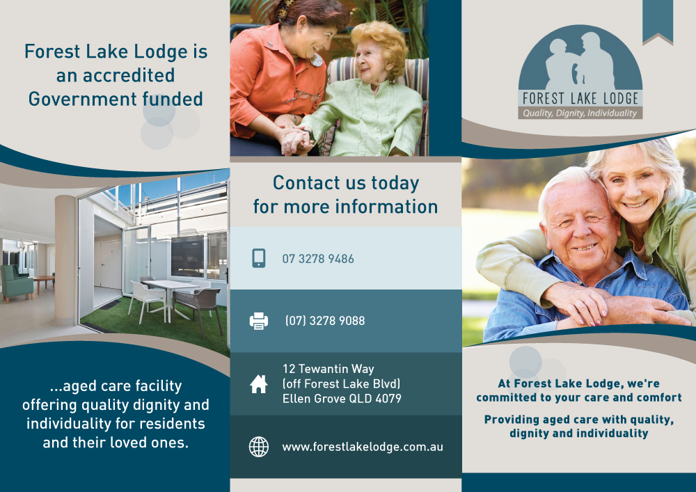 Brochure Design by HollyBlue Studio for Forest Lake Lodge | Design #12213725