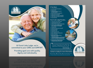 Broschüren-Design von HollyBlue Studio für Forest Lake Lodge | Design #12214002