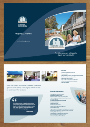 Broschüren-Design von MNM für Forest Lake Lodge | Design #12201998