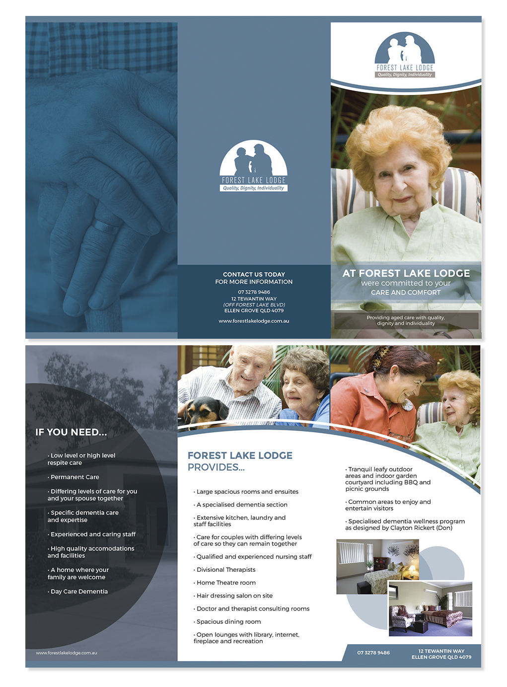 Design de Brochure par JaLoi pour Forest Lake Lodge | Design #12208652