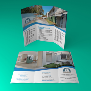 Brochure Design by Ni Oeuvre for Forest Lake Lodge | Design: #12252529