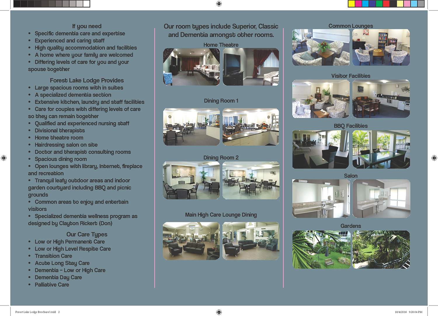 Brochure Design by Random Panda Productions for Forest Lake Lodge | Design #12277109