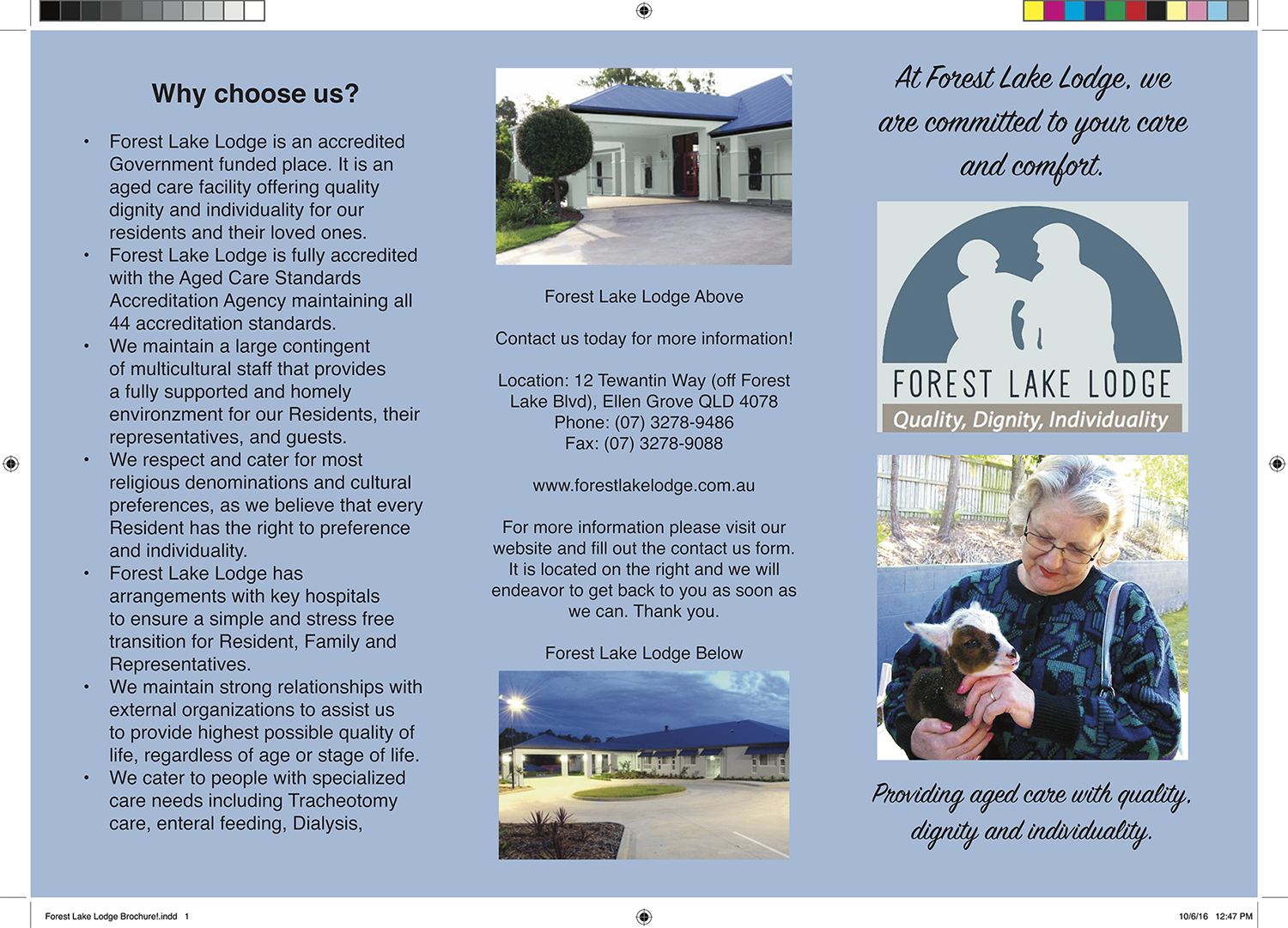 Diseño de Brochure por Random Panda Productions para Forest Lake Lodge | Diseño #12298698