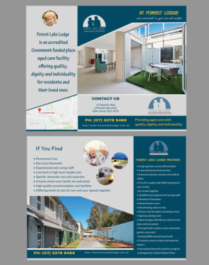 Broschüren-Design von Bia Artist für Forest Lake Lodge | Design #12297507
