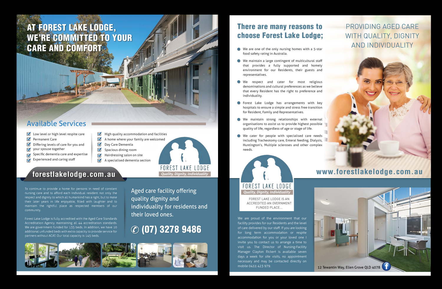 Brochure Design by meet007 for Forest Lake Lodge | Design #12239483