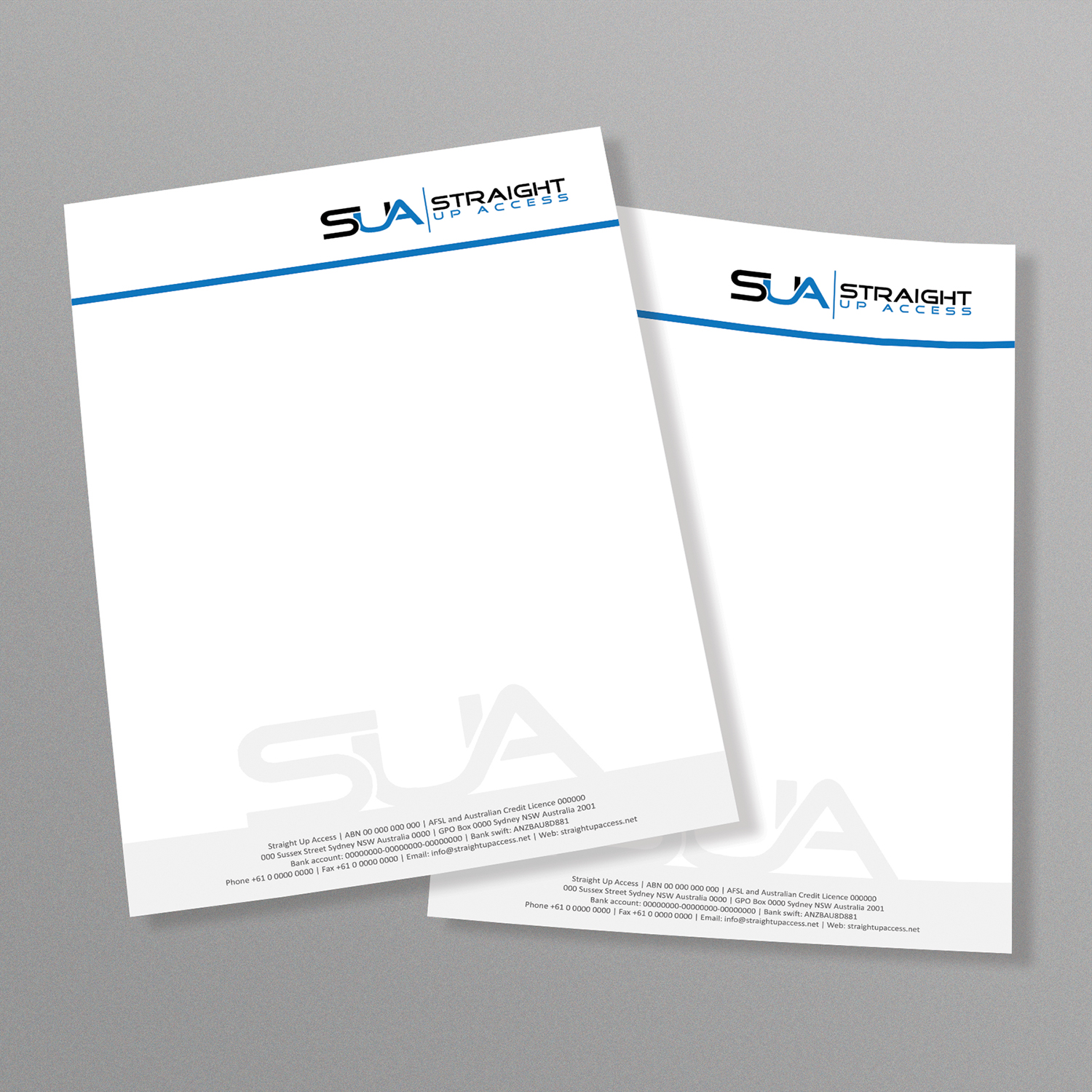 Letterhead Design by des!gns4you for this project | Design #12200083