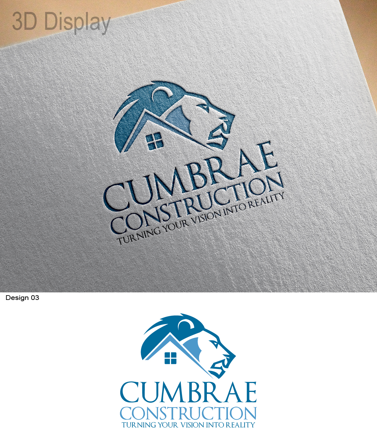 Logo Design by 3Guys for Cumbrae Construction | Design #12214280
