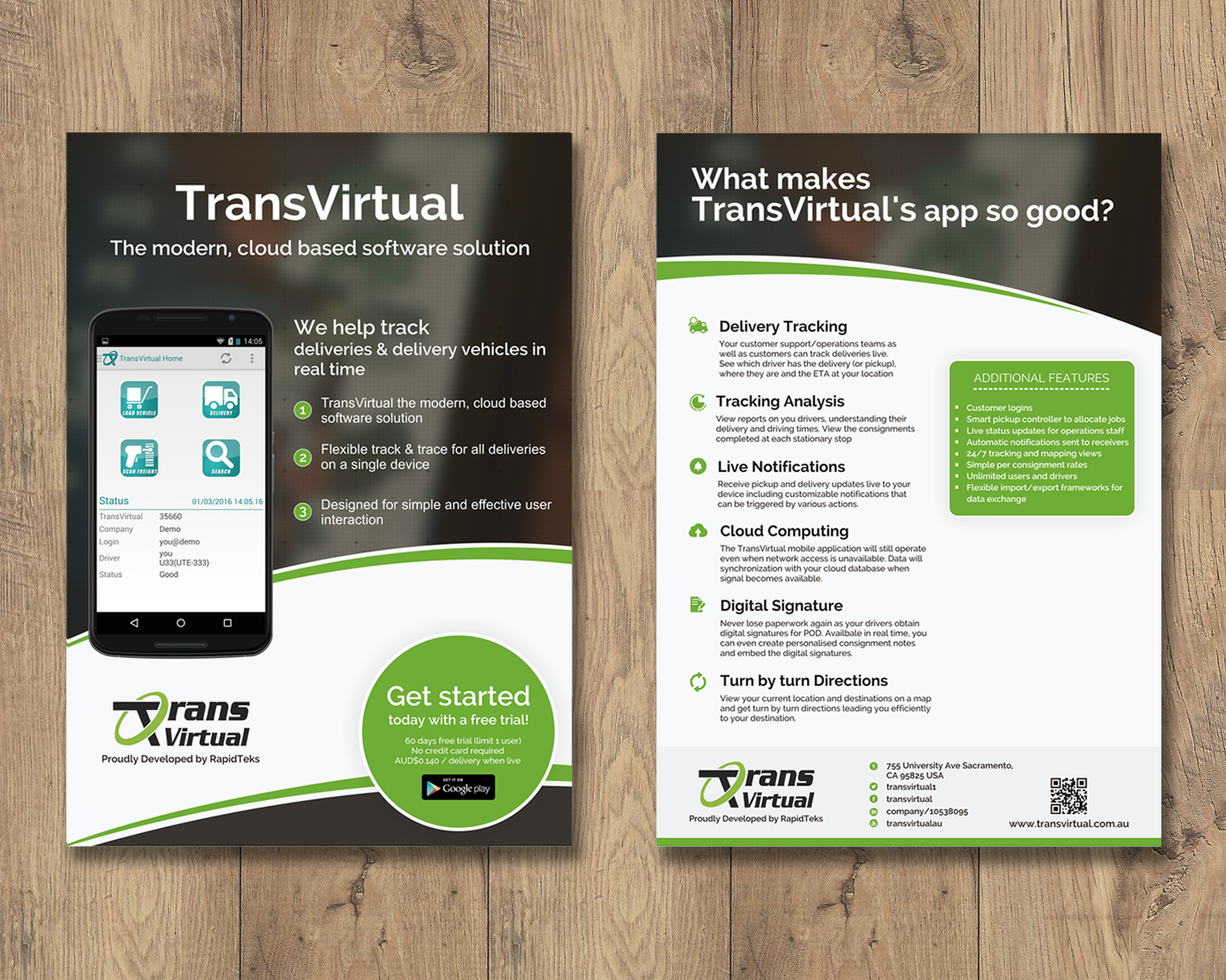 Design de Brochure par graphicssquare pour Rapidteks | Design #12653719