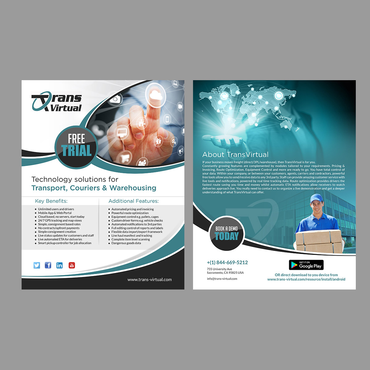 Diseño de Brochure por creative.bugs para Rapidteks | Diseño #12782303