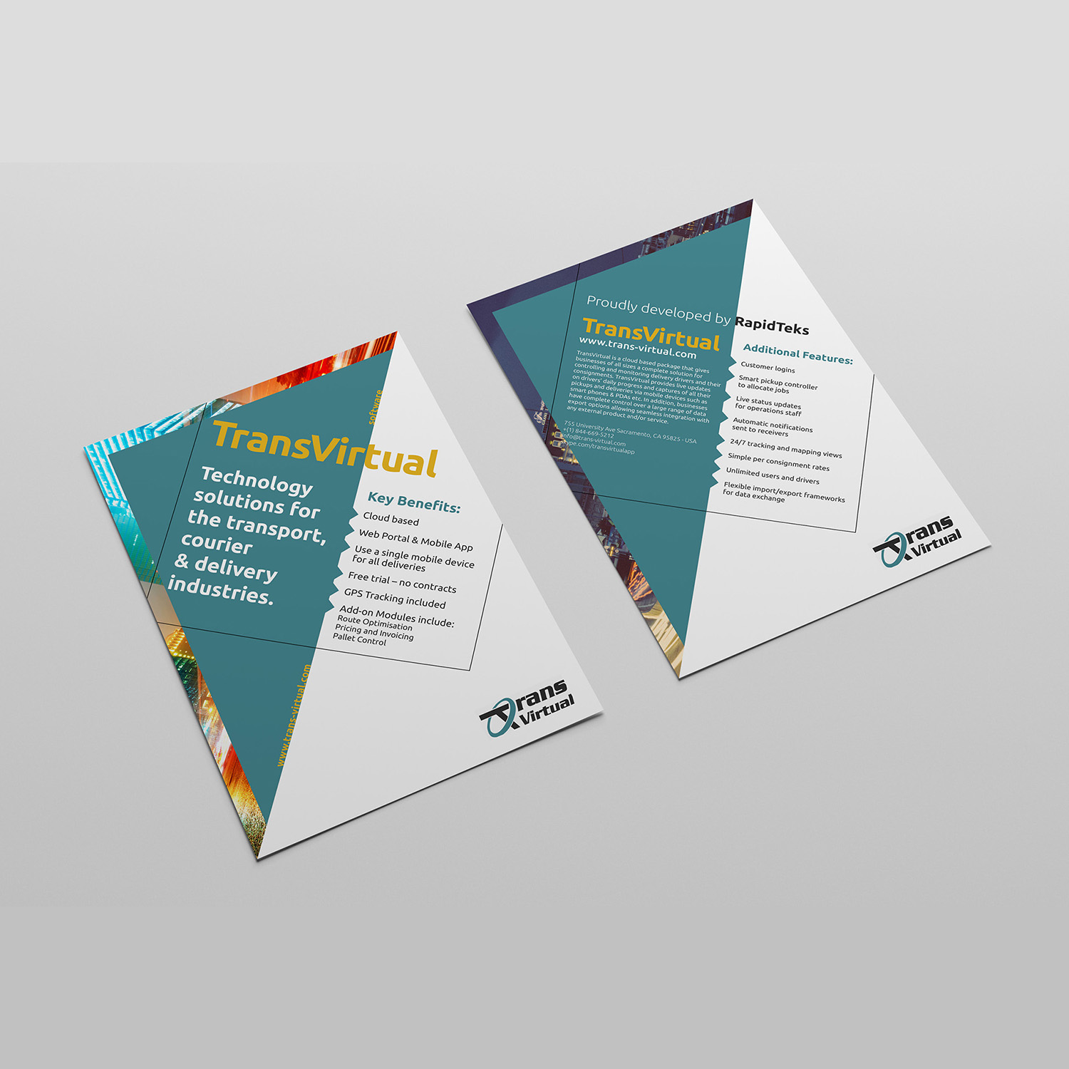 Brochure Design by Rain Design for Rapidteks | Design #12425284