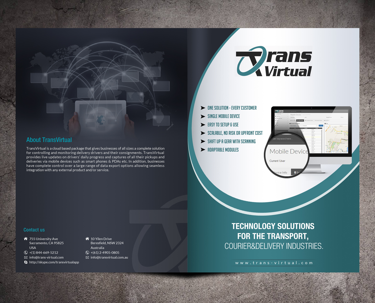 Broschüren-Design von arkedia für Rapidteks | Design #12399426