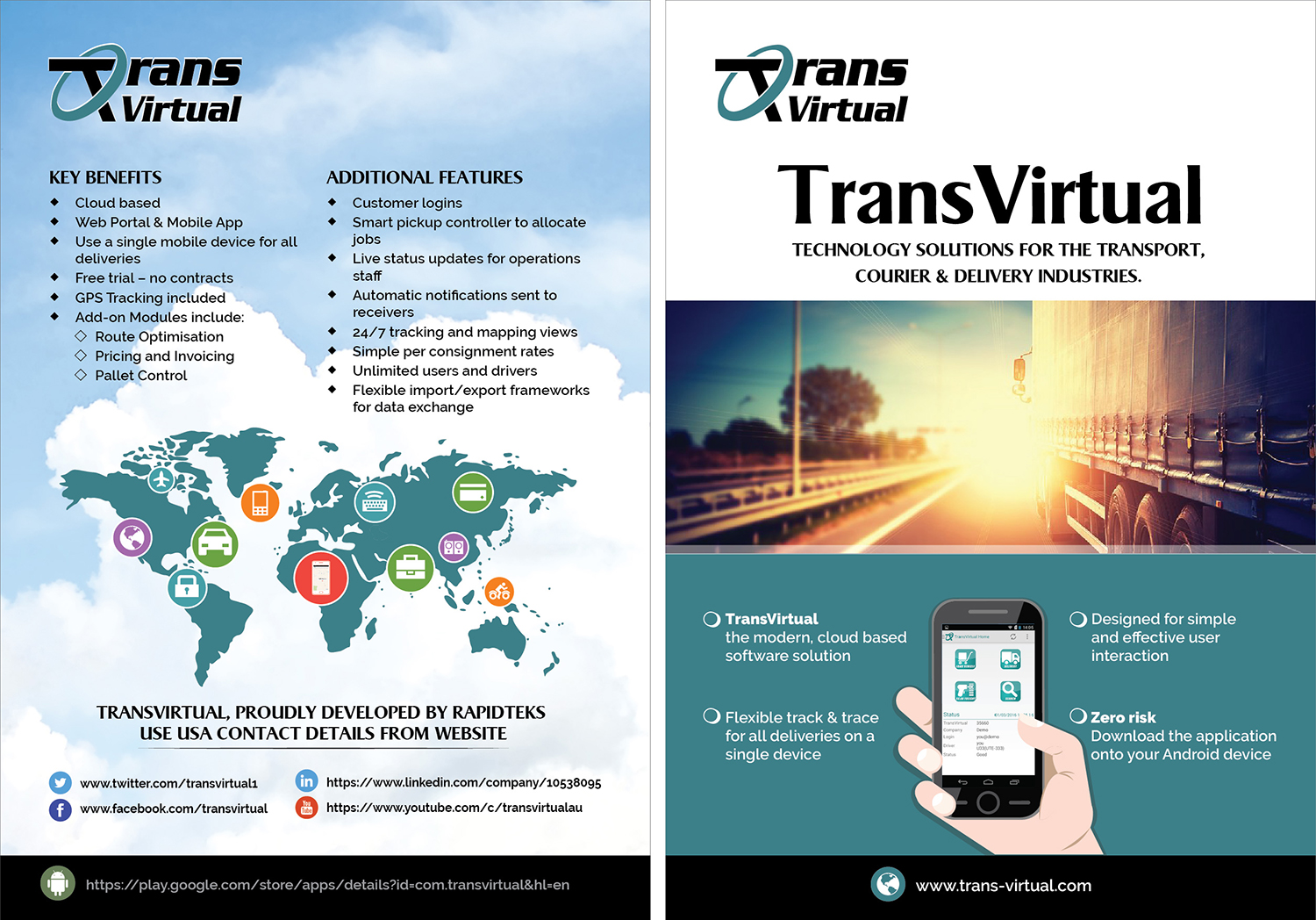 Brochure Design by langtu for Rapidteks | Design #12412790