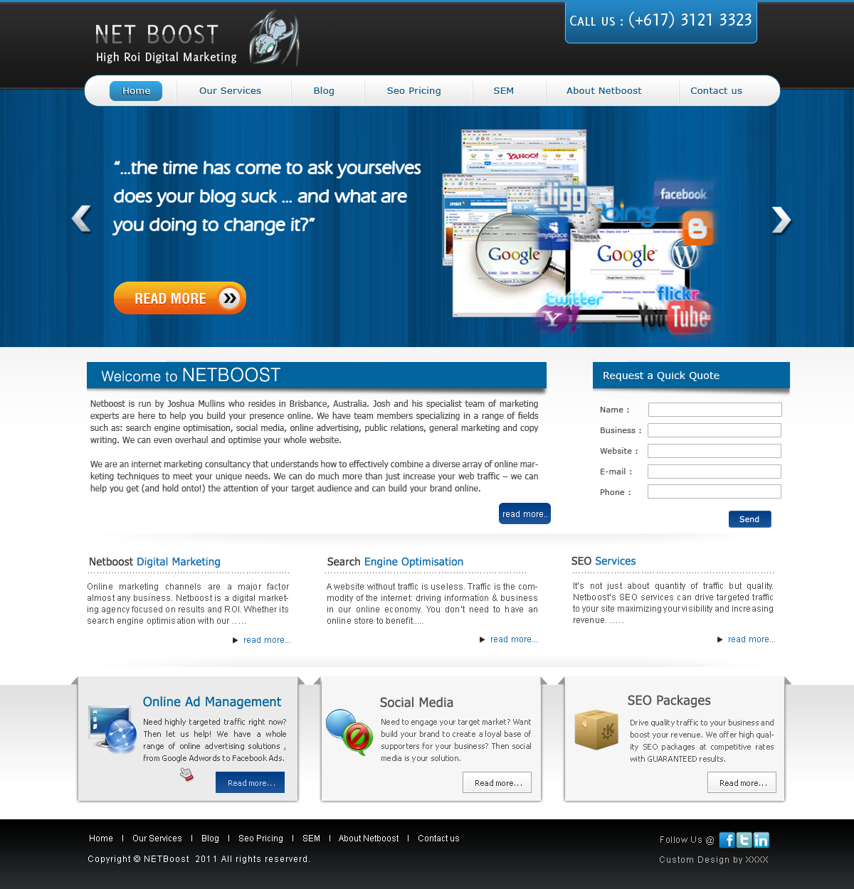 Web Design by mubeen for this project | Design #530629
